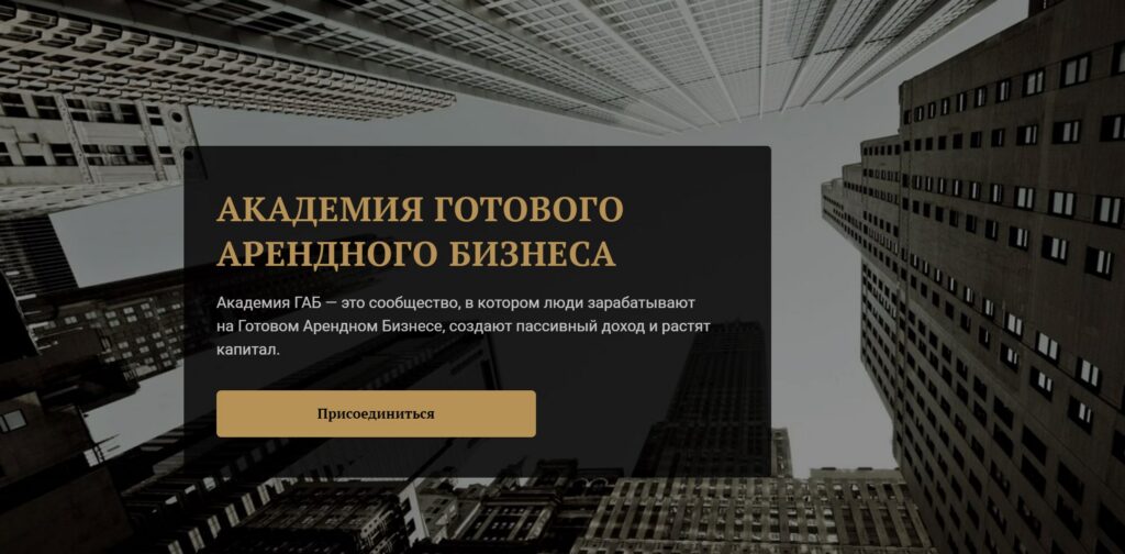 Академия готового арендного бизнеса. Тариф Стандарт. Дмитрий Новиков