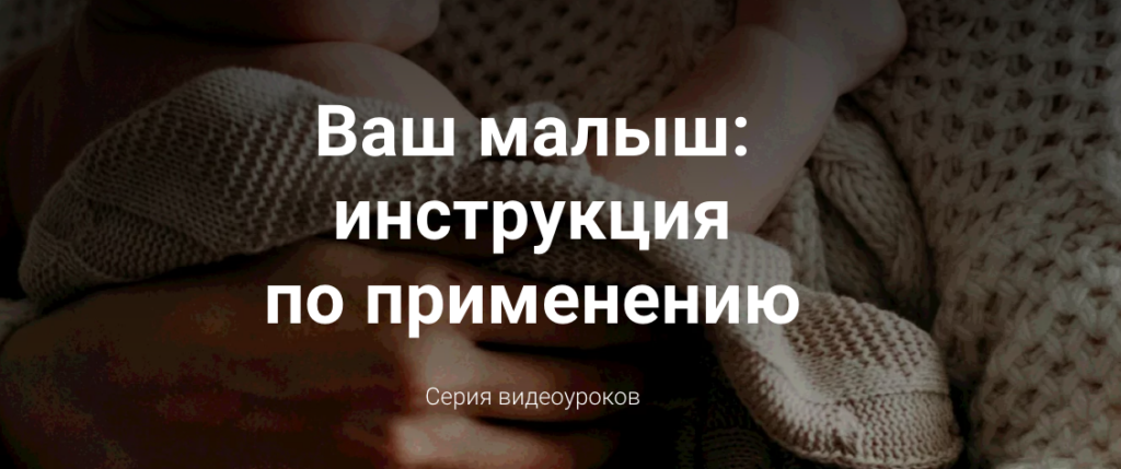 Ваш малыш: инструкция по применению. Полина Грин