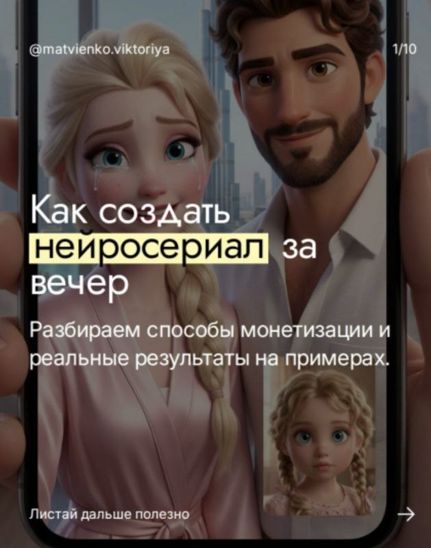 Как создать нейросериал за вечер. Виктория Матвиенко