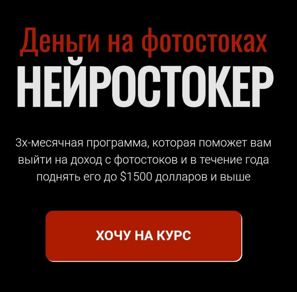 Деньги на фотостоках Нейростокер. Тариф Стандарт. Юрий Курилов, Василина Баранова