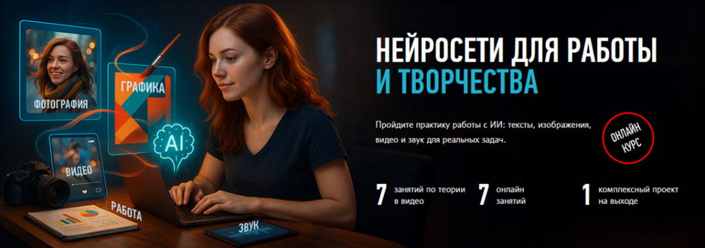 Нейросети для работы и творчества 2025 Антон Мартынов profileschool
