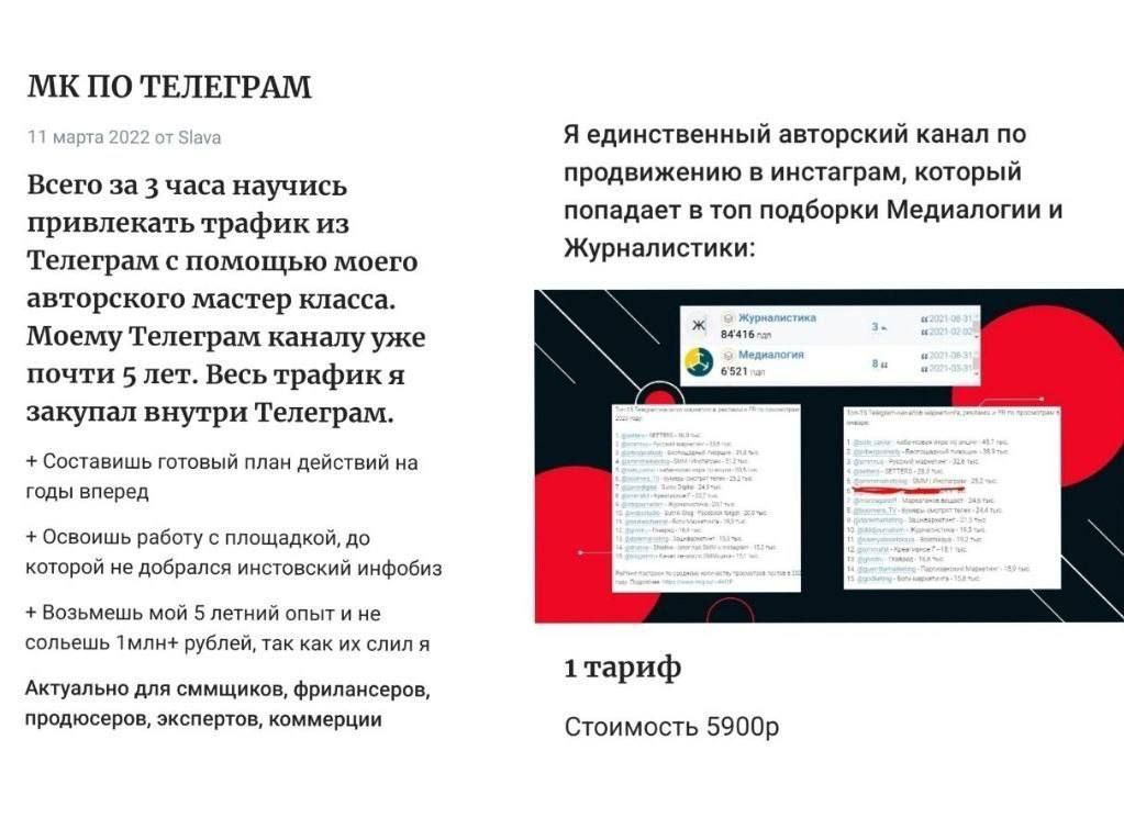 МК по телеграм