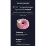 Курс по созданию муссовых тортов. Пакет Стандарт. Александра Овешкова 1