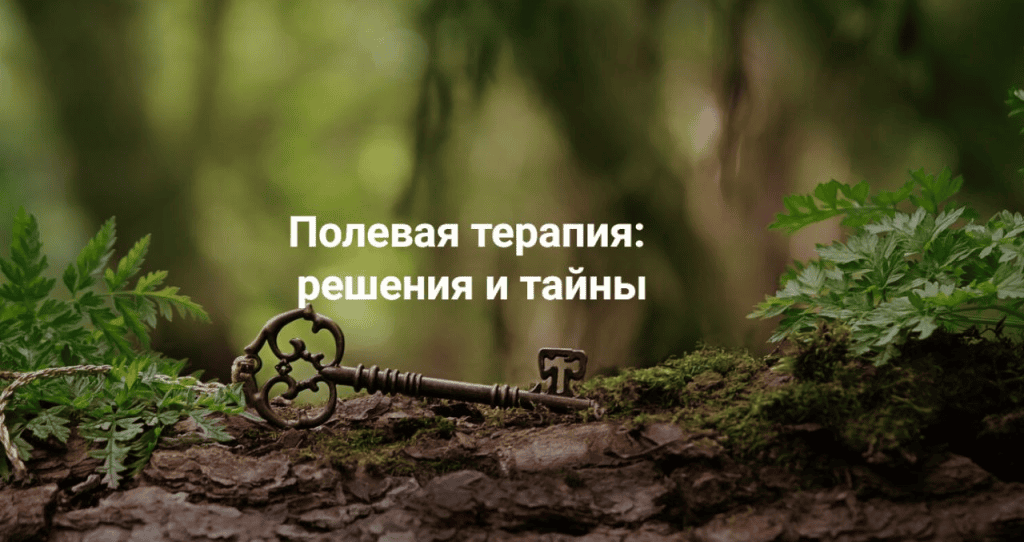Полевая терапия: решения и тайны. Елена Веселаго, Институт Открытого поля